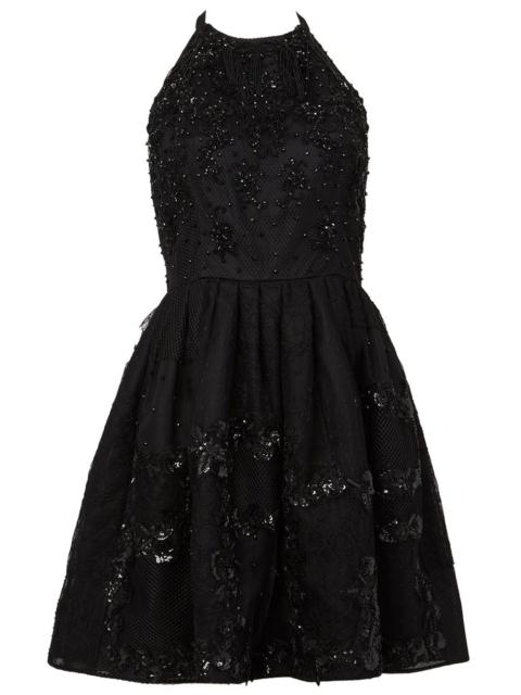 Oscar de la Renta embellished backless dress