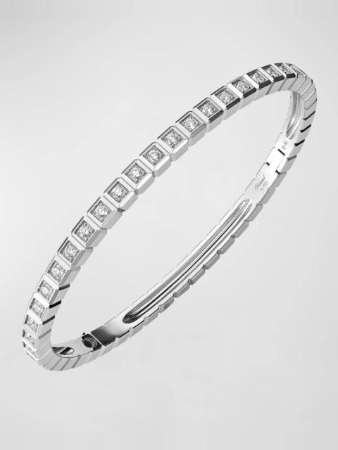 Chopard Ice Cube 18K White Gold Diamond Bracelet, Size Medium
