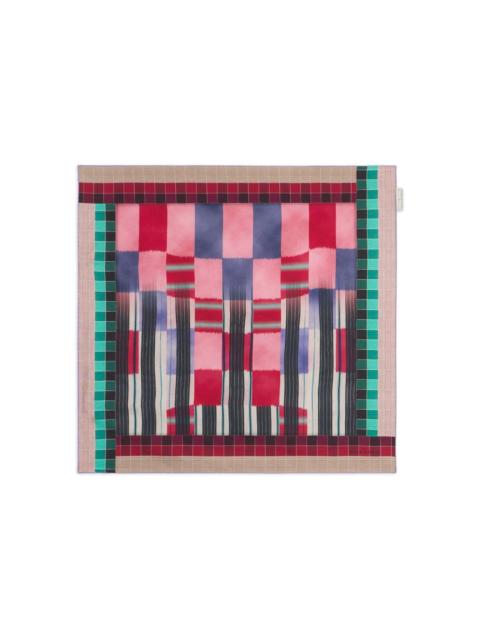 Pierre-Louis Mascia Aloeuw checkered-pattern scarf