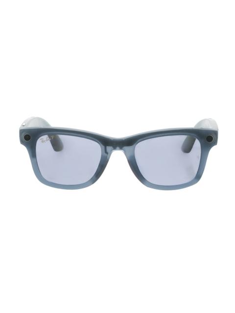 Ray-Ban Meta Wayfarer Sunglasses - Matte Jeans