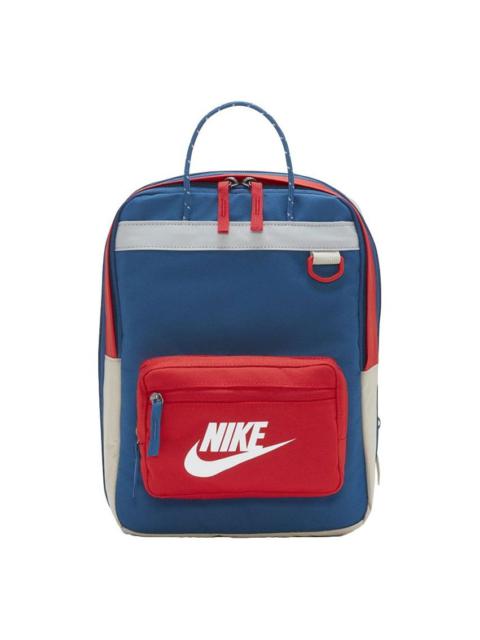 Nike Athleisure Casual Sports Colorblock backpack Navy Blue BA5927-476