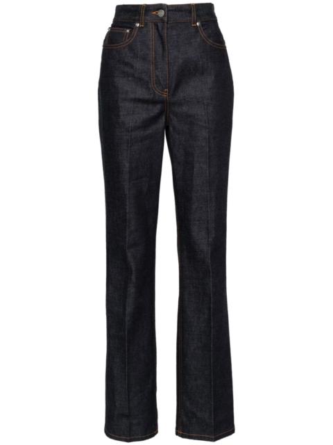 FERRAGAMO high-rise wide-leg jeans