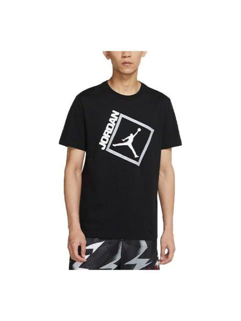 Nike 남자의 나이 J JUMPMAN 상자 SS 승무원 블랙 DA9901-010