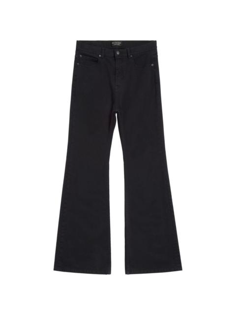 BALENCIAGA low-rise flared jeans | REVERSIBLE