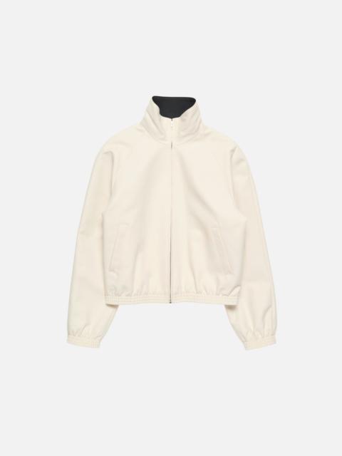 Acne Studios Satin logo jacket - Light taupe
