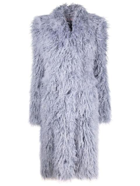 OTTOLINGER Furry faux-fur midi coat