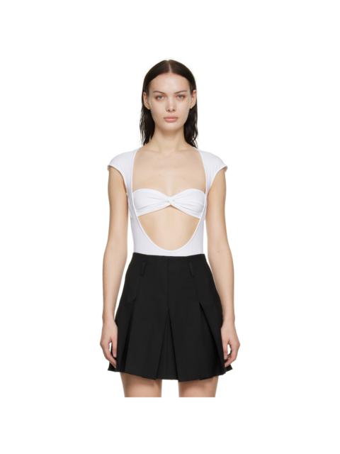 beaufille SSENSE Exclusive White Baes Bodysuit