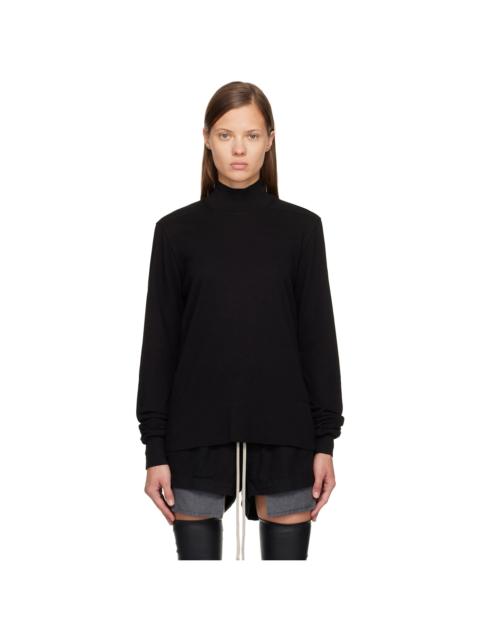 Rick Owens DRKSHDW Black Concordians Headon Dbl Turtleneck
