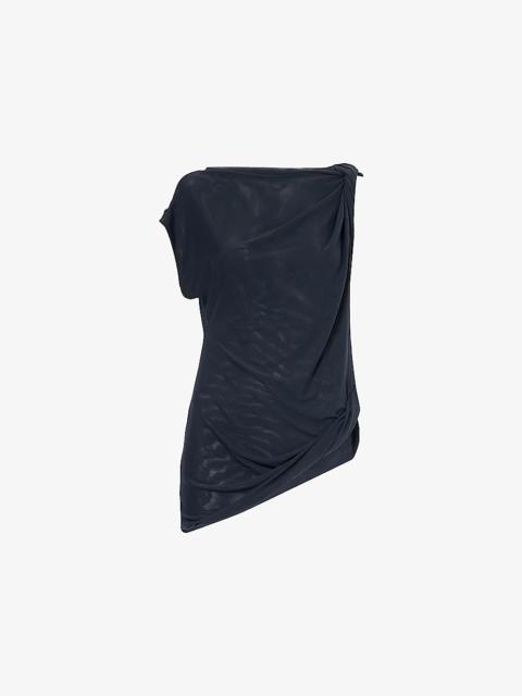 CAMILLA AND MARC Ando Twisted Stretch-Woven Top