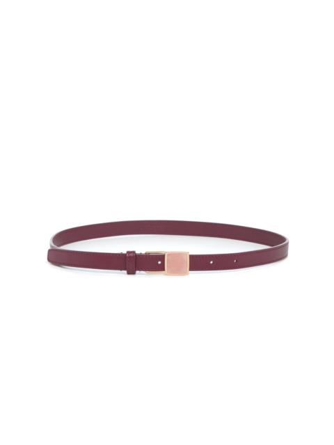 GABRIELA HEARST Nina Stone Belt in Bordeaux Leather