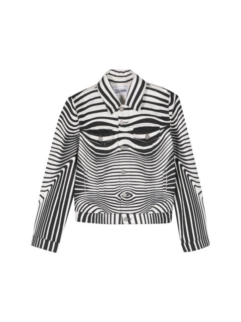 Jean Paul Gaultier Morphing Digital-print denim jacket