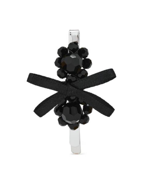 Simone Rocha beaded bow hair accessory