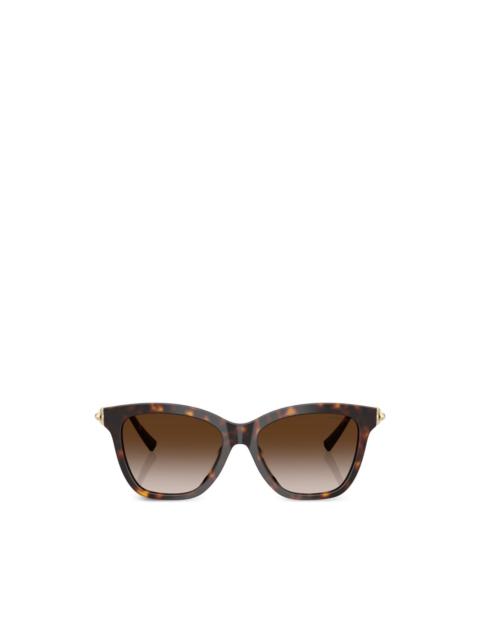 Tiffany & Co. square-frame tortoiseshell sunglasses