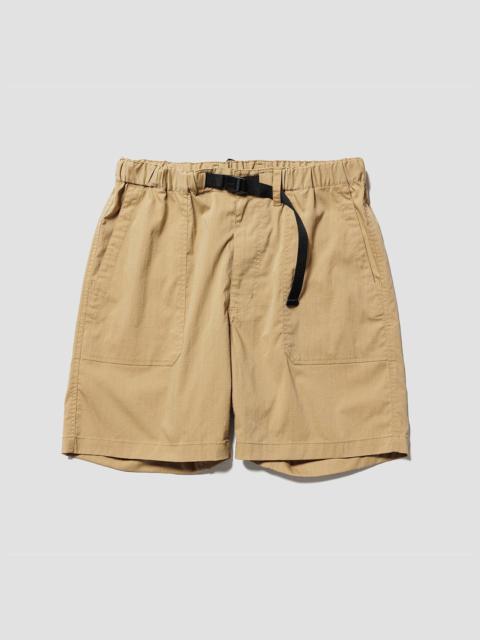 Nigel Cabourn Nanga Takibi Ripstop Field Shorts in Beige