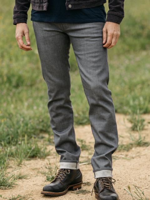 HIROSHI KATO The Pen Slim - Gray Raw 10.5oz Selvedge