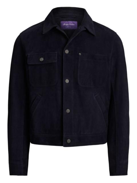 Ralph Lauren buttoned leather jacket