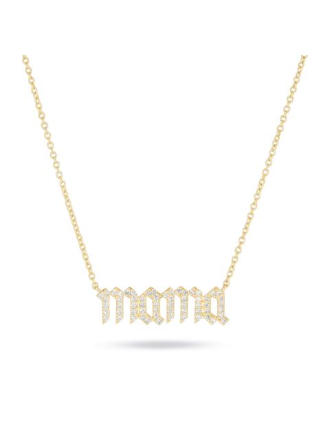 STONE AND STRAND Diamond Gothic Mama Necklace
