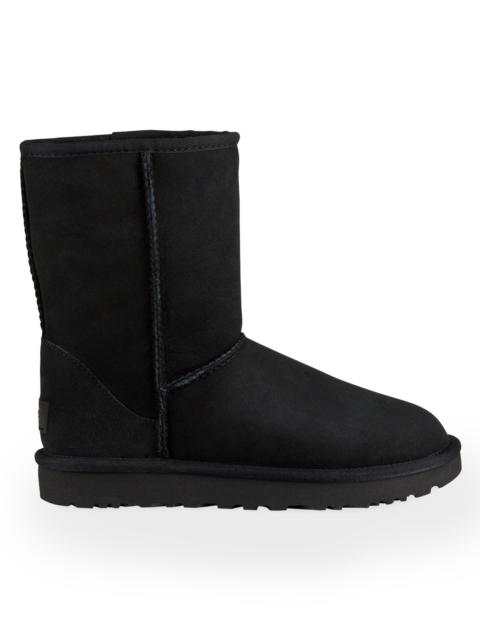 UGG Women's Classic Heritage Short II Suede Boots - Black