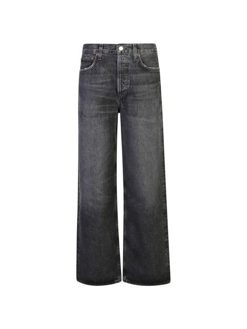 straight-leg jeans