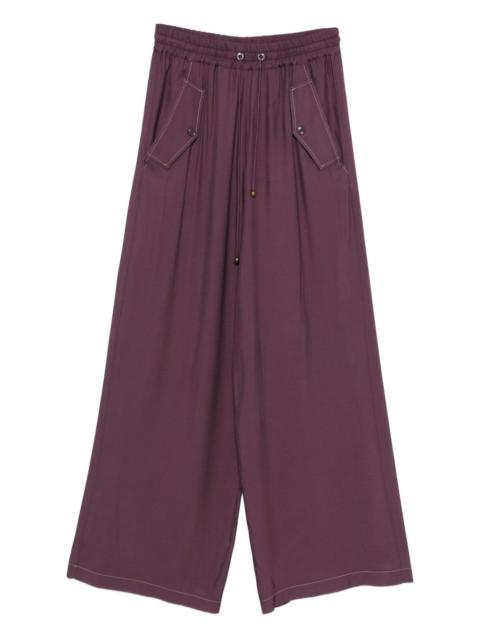PINKO drawstring-fastening trousers