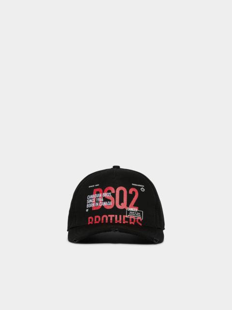 DSQUARED2 DSQ2 BROTHERS BASEBALL CAP