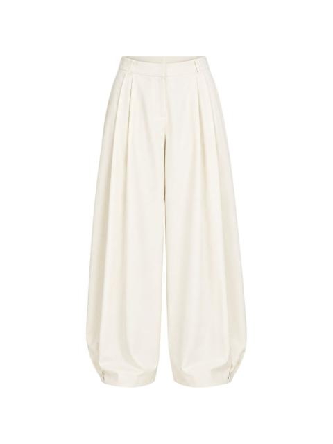 The Row Faustine pleated trousers