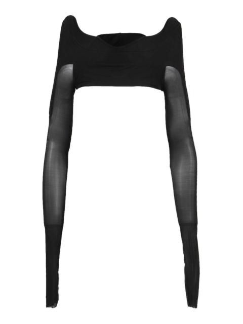 Rick Owens long-sleeved crop top