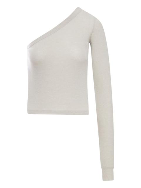 Rick Owens one-shoulder long-sleeve top