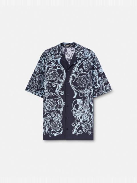 VERSACE Barocco Stencil Cotton Shirt