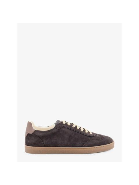 Brunello Cucinelli BRUNELLO CUCINELLI $1200 Black Suede Sneakers New (Men's siz