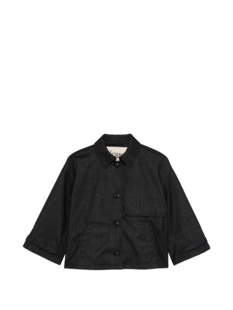 Herno button-fastening jacket