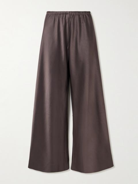 LA LIGNE Colby Satin Wide-leg Pants