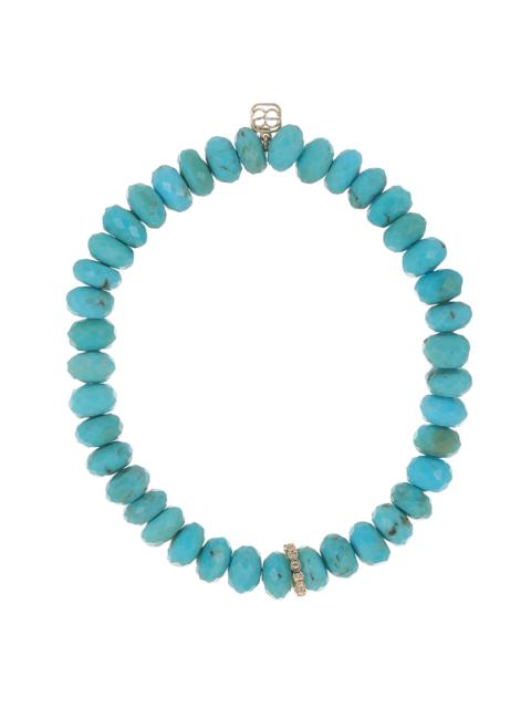 SYDNEY EVAN Turquoise Round Bezel Bracelet
