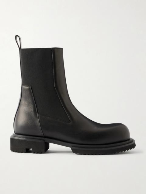 Rick Owens Beatle Leather Chelsea Boots