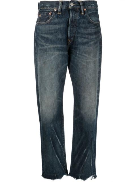 RRL by Ralph Lauren cropped straight-leg jeans