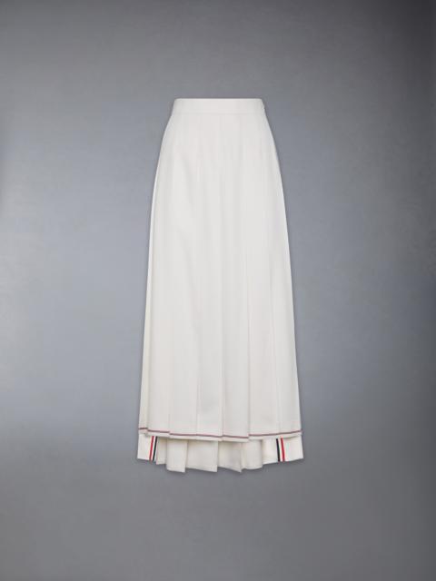 Thom Browne Classic Cashmere Pleated Skirt