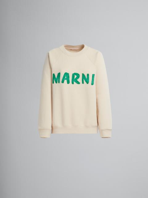 Marni LOGO JERSEY CREWNECK SWEATSHIRT