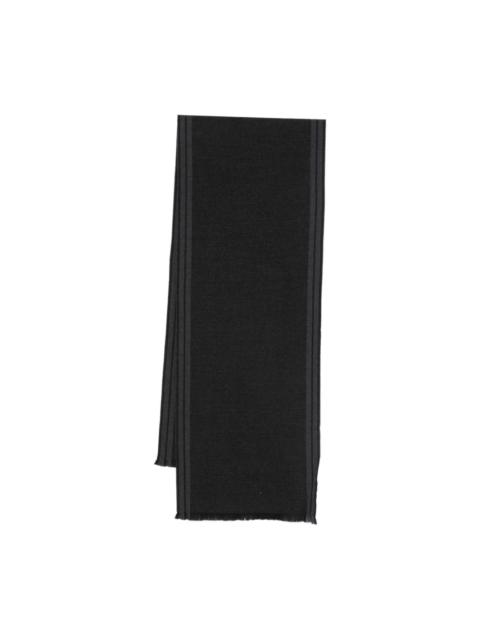 ZEGNA striped-trim scarf