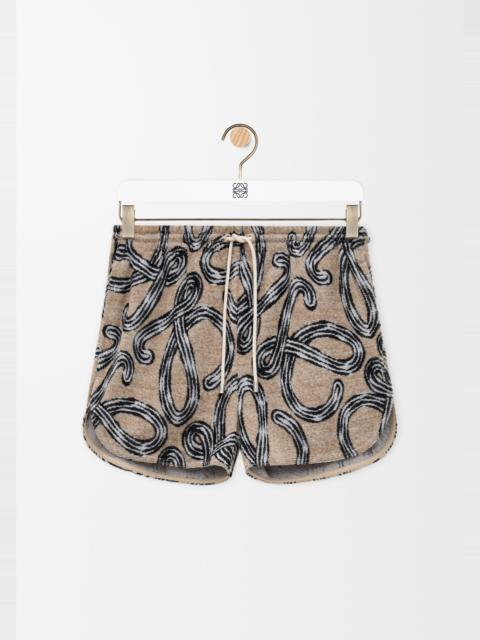 Loewe Shorts in cotton terry blend