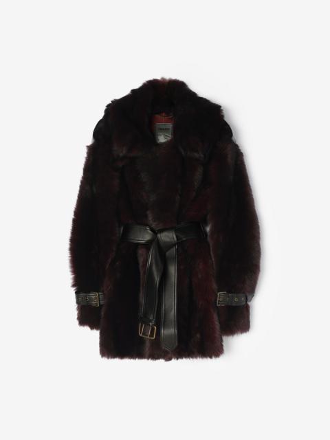 Burberry Short Shearling Linley Coat