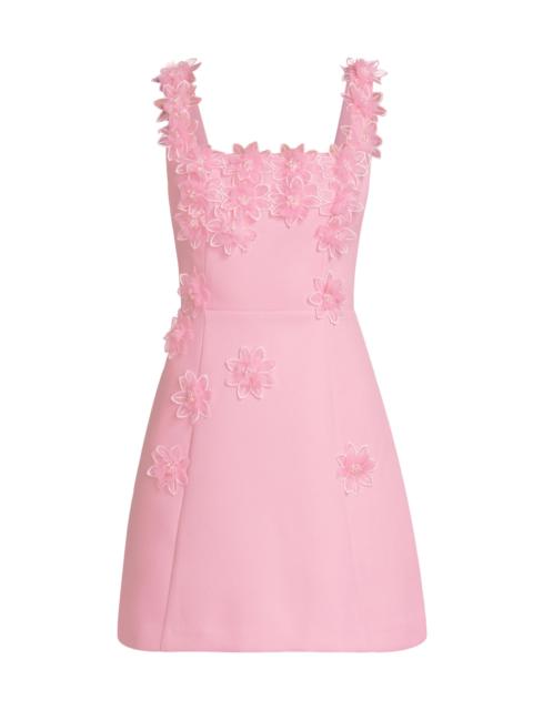 ELLIATT Women's Bruges Floral Appliqué Minidress - Light Pink