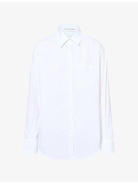 The Frankie Shop Lui Relaxed-Fit Cotton Shirt