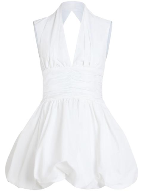 PATOU open-back bubble mini dress