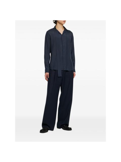 Valentino scarf-detail long-sleeve shirt