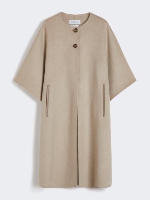 Max Mara MORIANA Long cape in cashmere drap