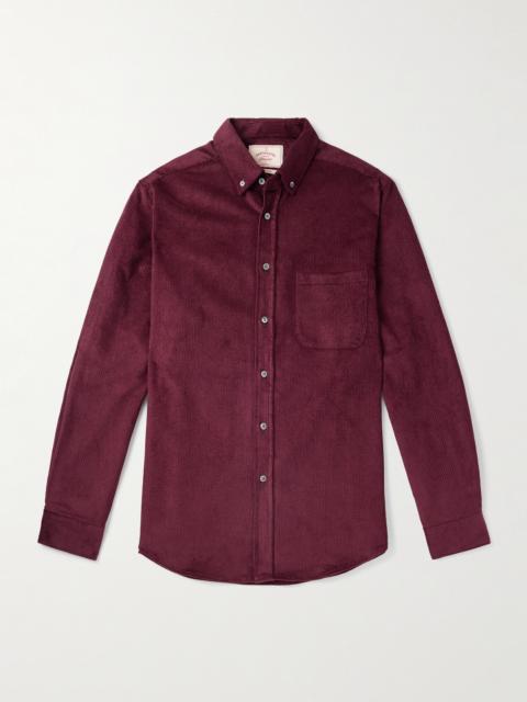 Portuguese Flannel Lobo 2.0 Button-Down Collar Cotton-Corduroy Shirt