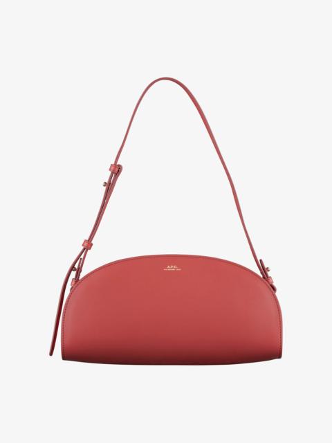 A.P.C. DEMI-LUNE SHOULDER BAG