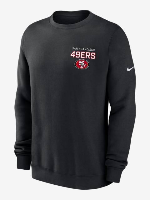 Nike San Francisco 49ers Draw Block Club Men's Nike NFL Pullover Crew