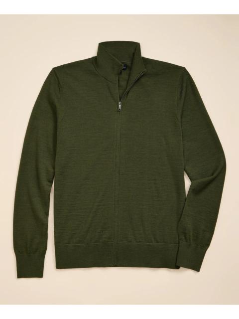 Brooks Brothers Ultimate Merino Wool Full Zip Sweater