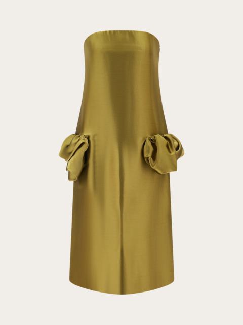 FERRAGAMO Liquid lamé dress